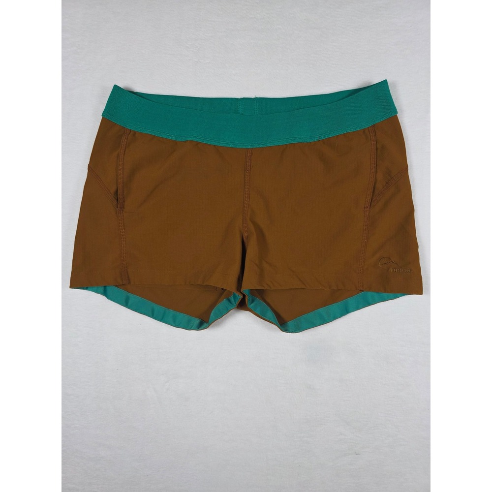 Roscoe Outdoor Backcountry Women's Hiking Shorts Activewear Small Brown Teal